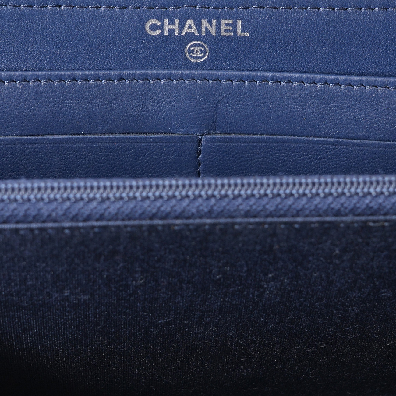 CHANEL(USED)샤넬 램스킨 장지갑
