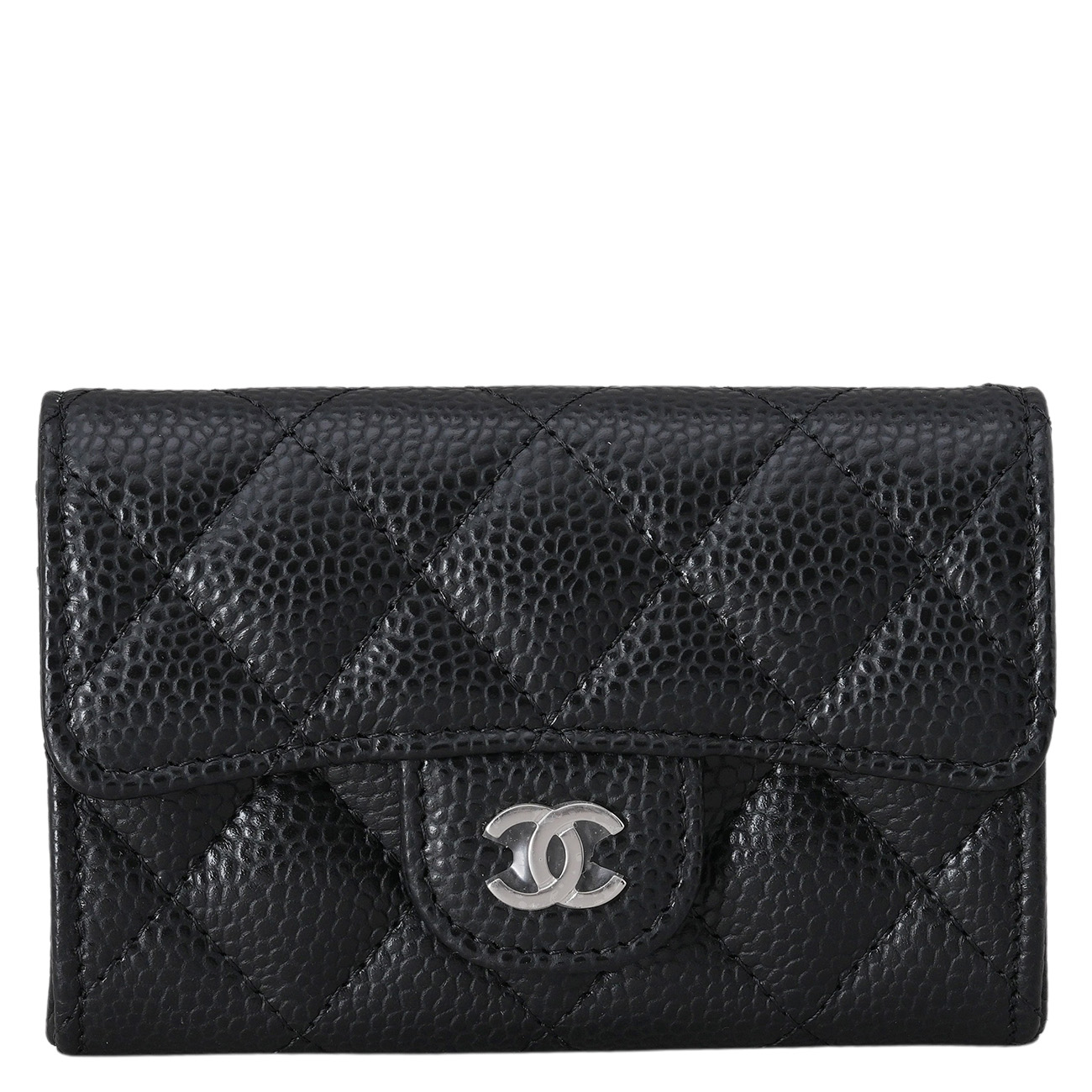 CHANEL(USED)샤넬 캐비어 클래식 카드지갑
