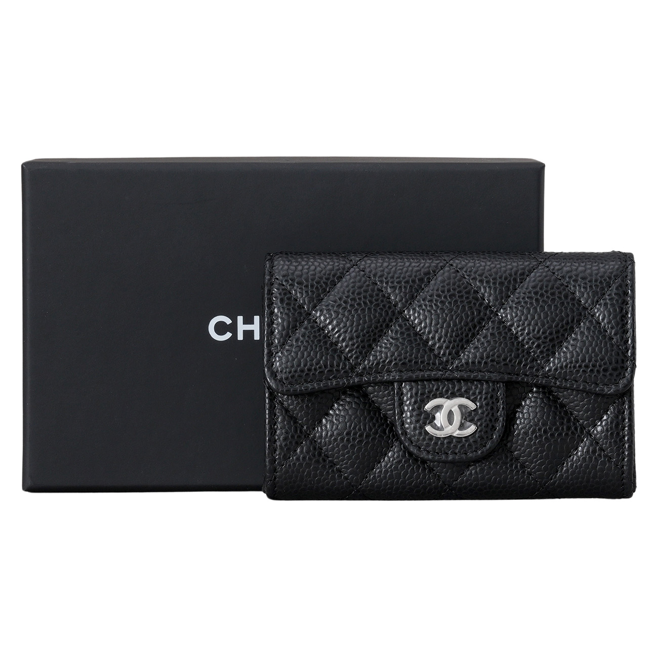 CHANEL(USED)샤넬 캐비어 클래식 카드지갑