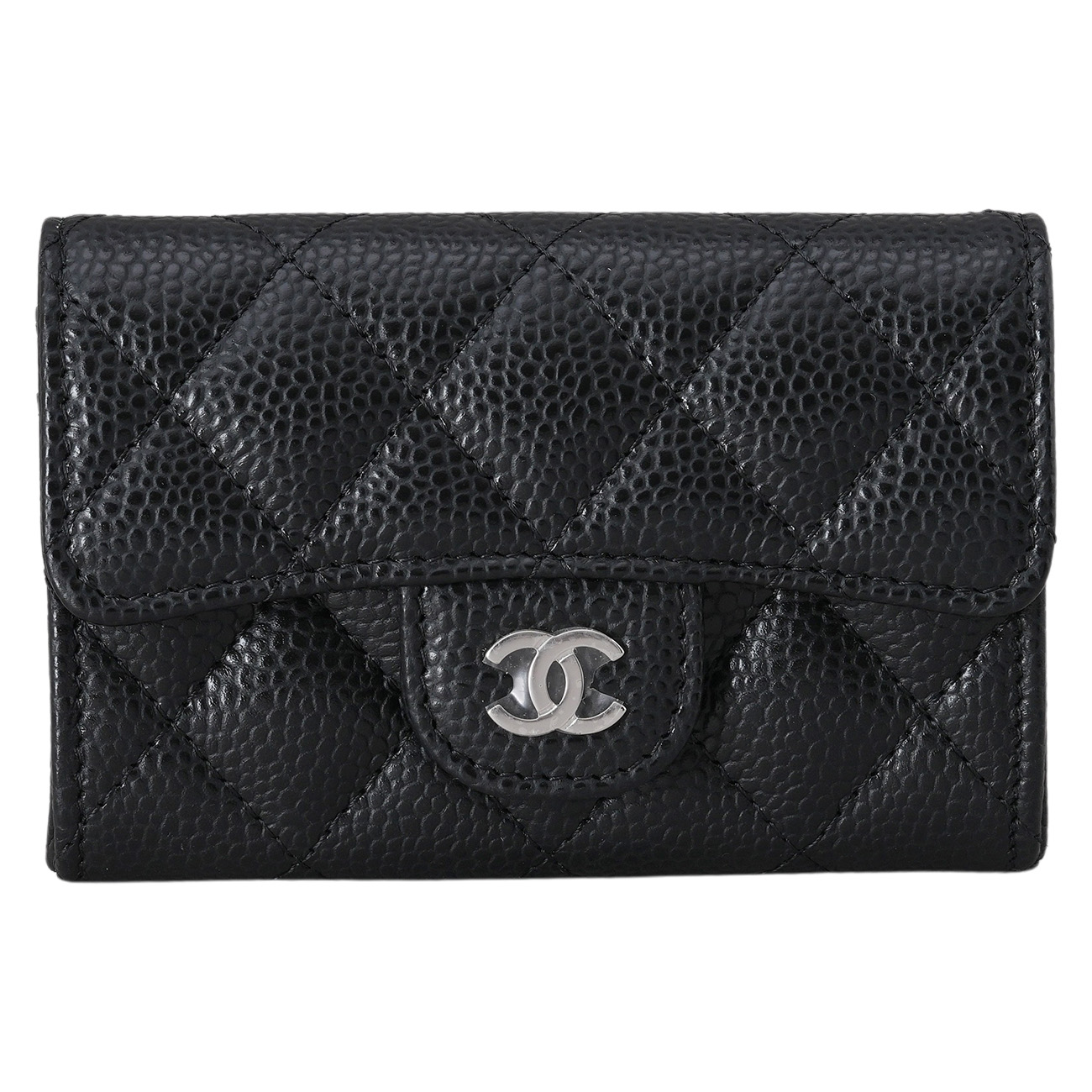 CHANEL(USED)샤넬 캐비어 클래식 카드지갑
