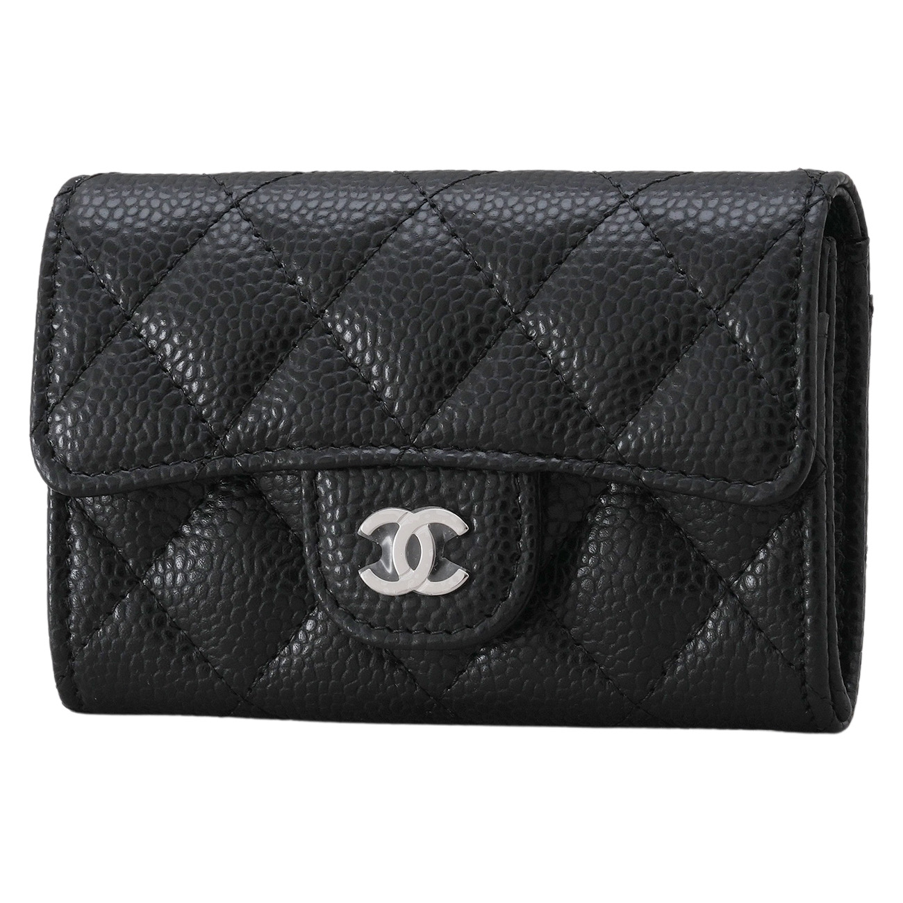 CHANEL(USED)샤넬 캐비어 클래식 카드지갑