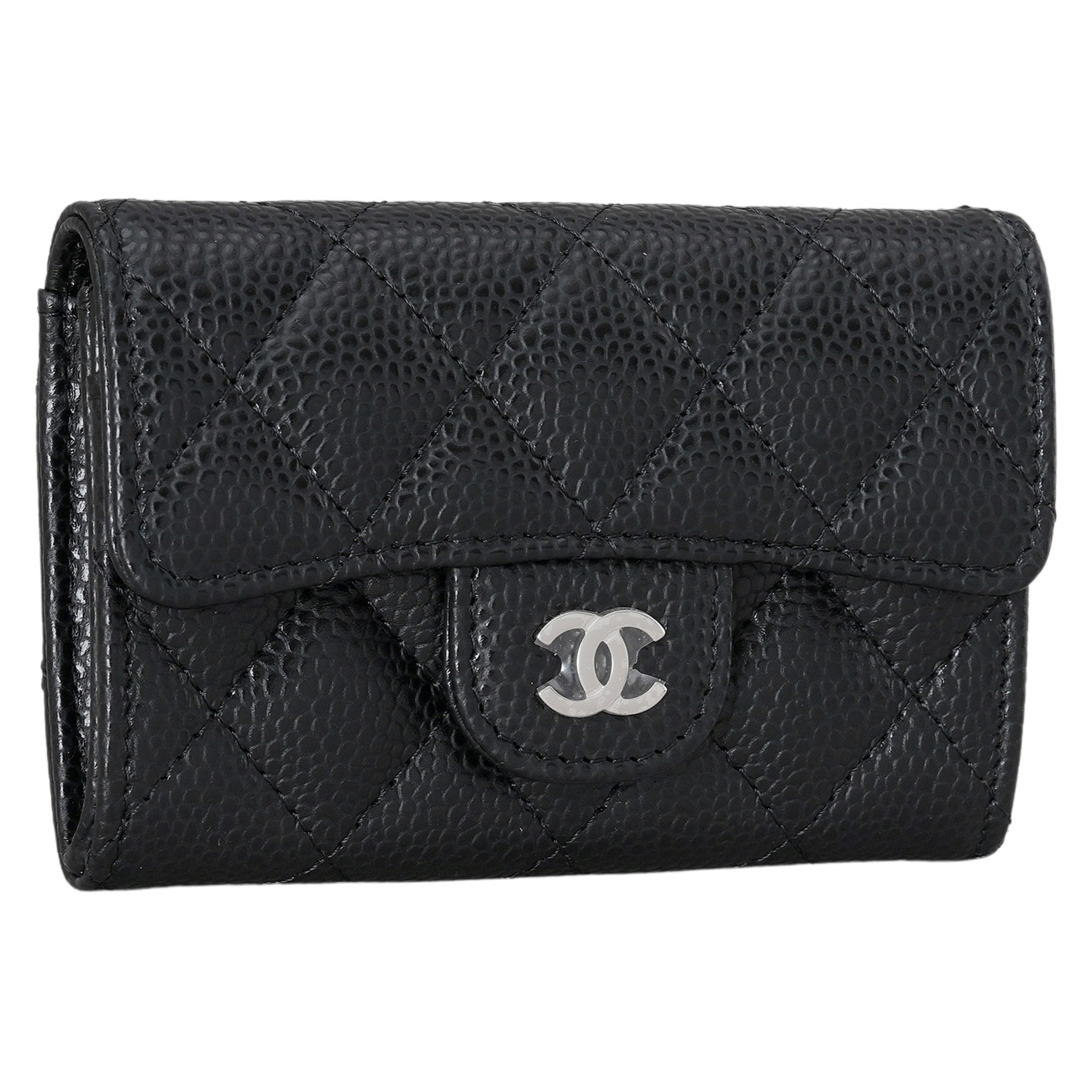 CHANEL(USED)샤넬 캐비어 클래식 카드지갑