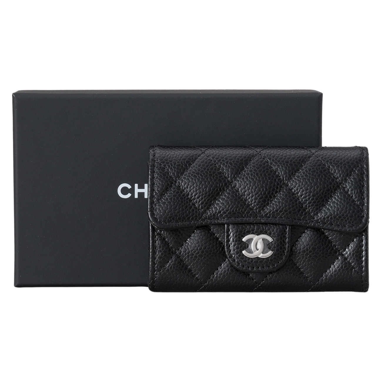 CHANEL(USED)샤넬 캐비어 클래식 카드지갑