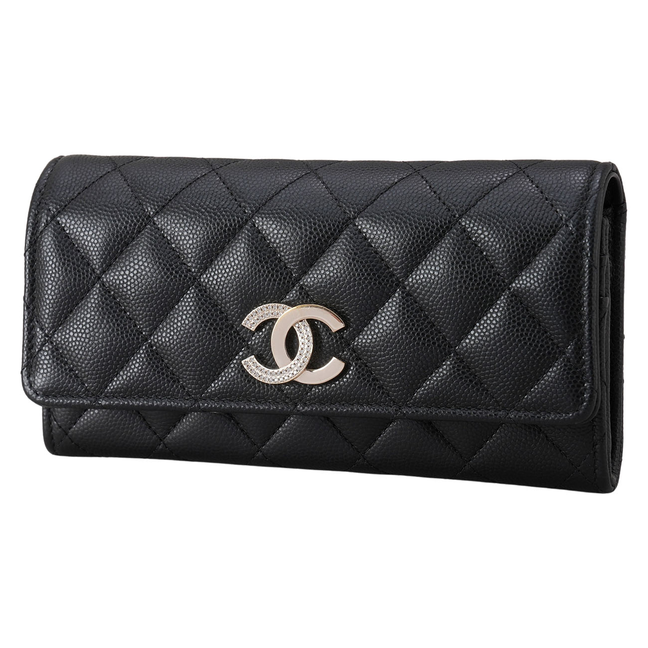 CHANEL(USED)샤넬 시즌 CC로고 중지갑