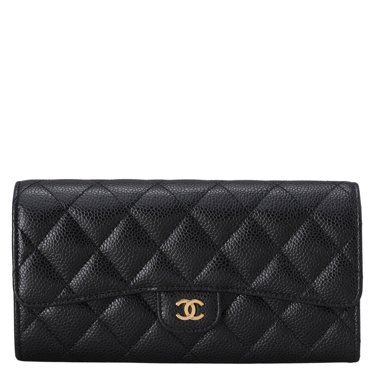 CHANEL(USED)샤넬 A80758 캐비어 클래식 장지갑