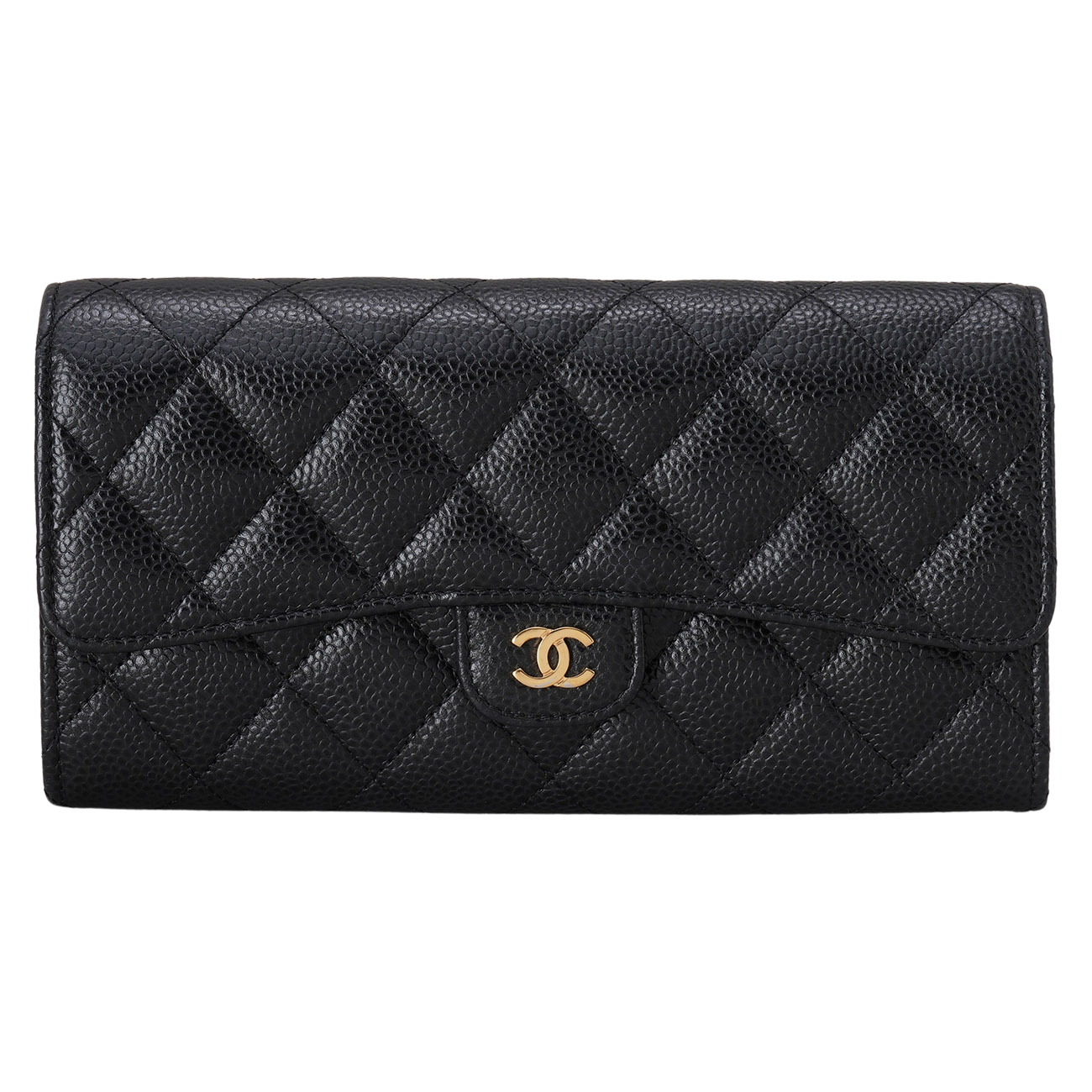CHANEL(USED)샤넬 A80758 캐비어 클래식 장지갑