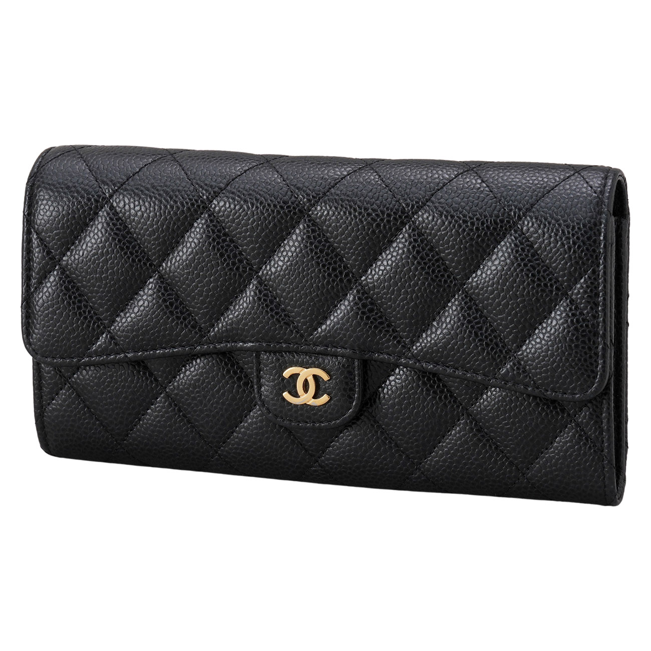 CHANEL(USED)샤넬 A80758 캐비어 클래식 장지갑