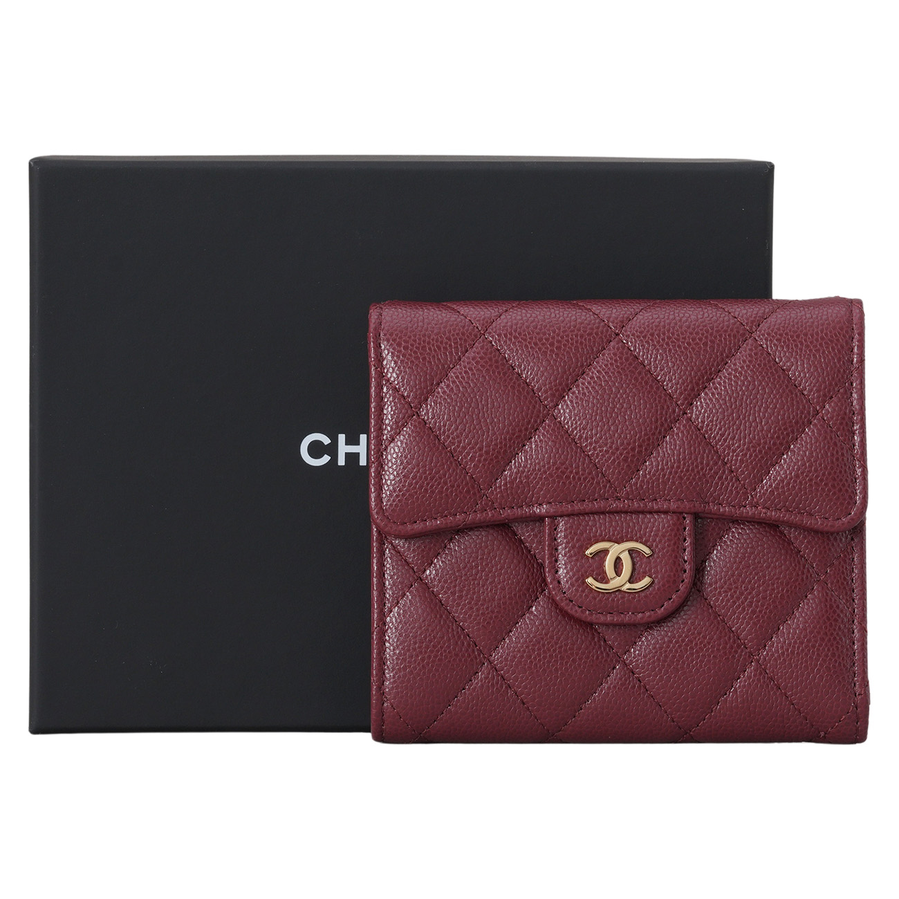 CHANEL(USED)샤넬 캐비어 클래식 반지갑