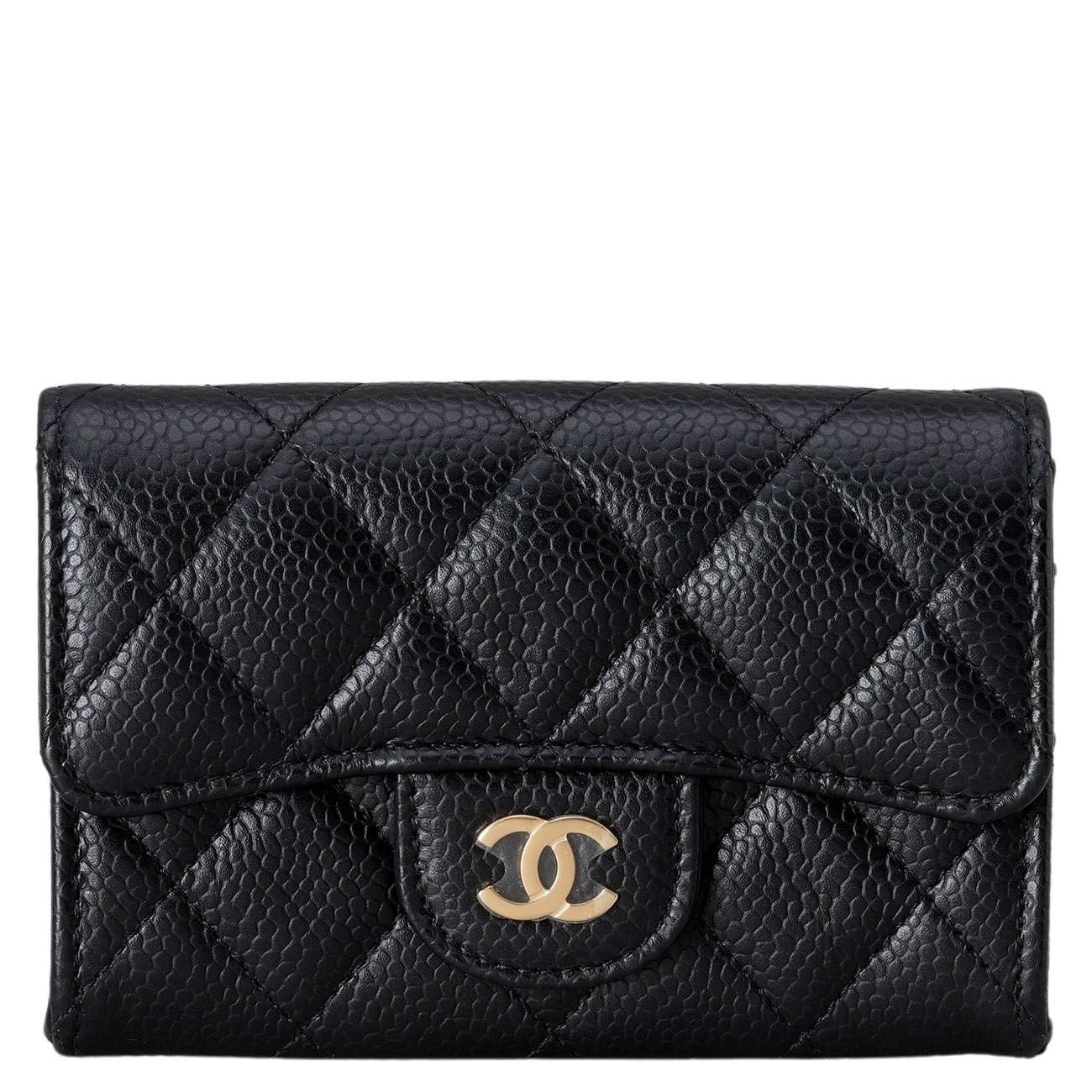 CHANEL(USED)샤넬 캐비어 클래식 카드지갑