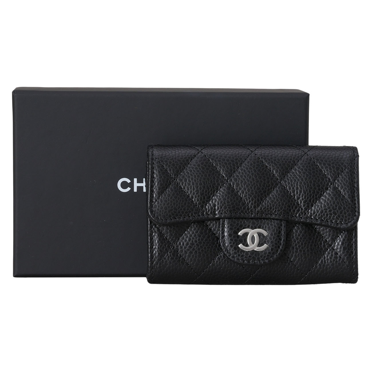 CHANEL(USED)샤넬 캐비어 클래식 카드지갑