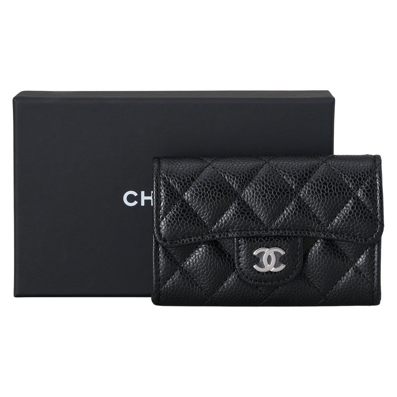 CHANEL(USED)샤넬 캐비어 클래식 카드지갑