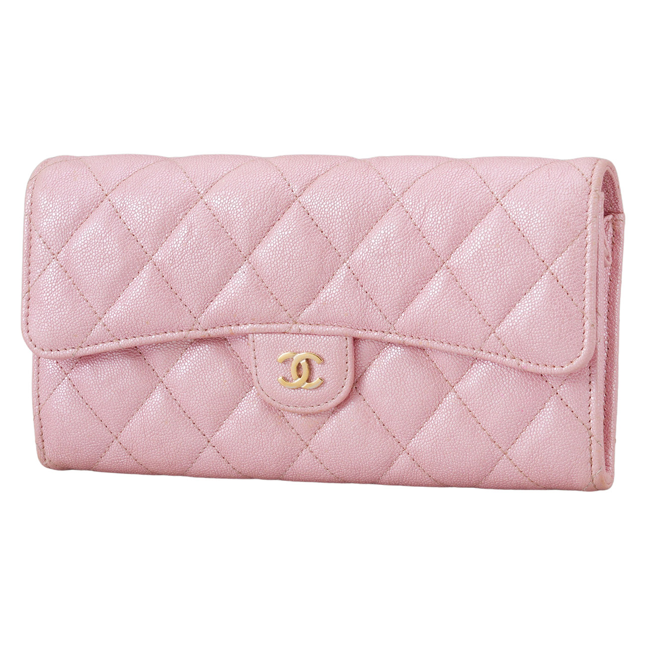 CHANEL(USED)샤넬 캐비어 클래식 캐비어 장지갑
