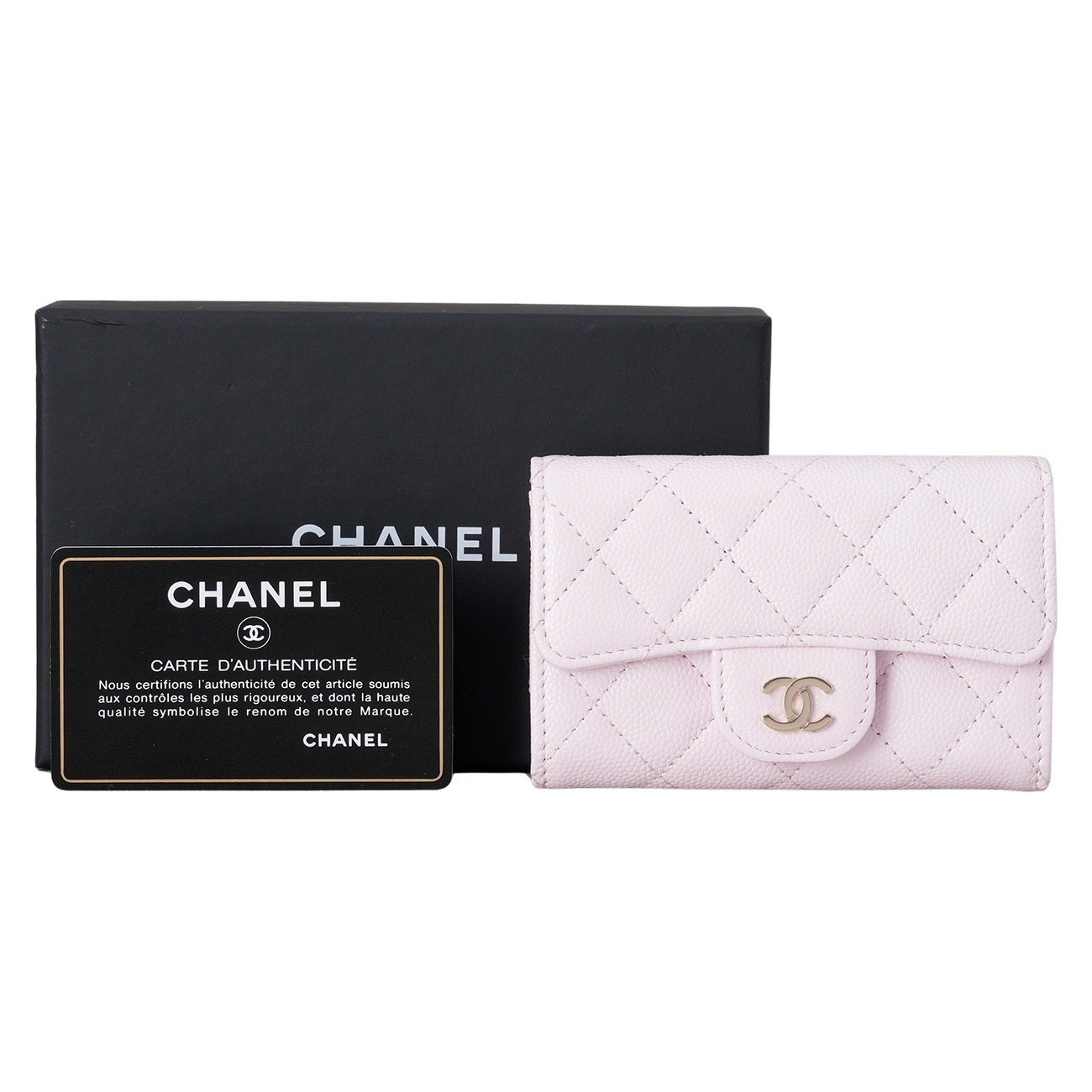 CHANEL(USED)샤넬 AP0214 캐비어 클래식 카드지갑