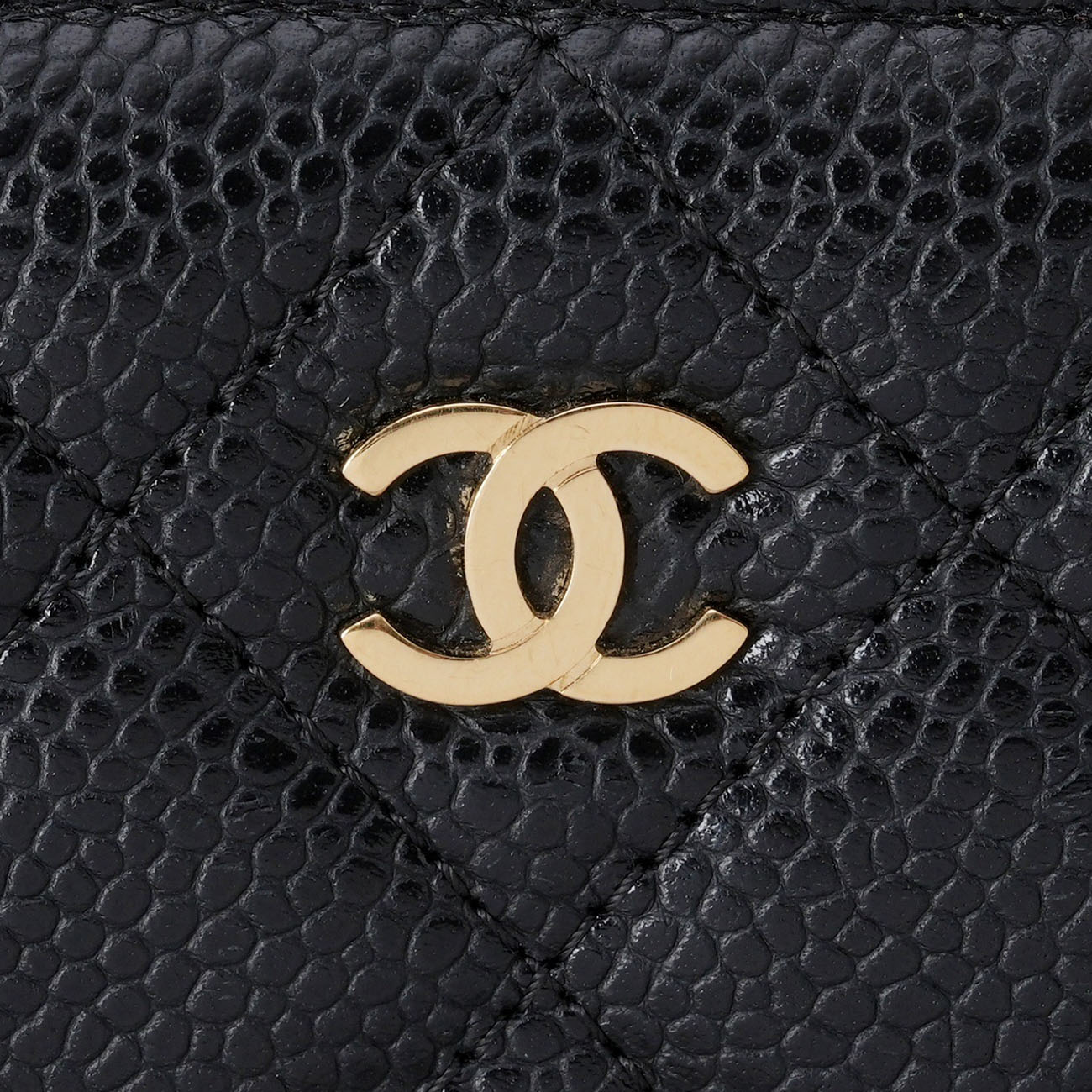 CHANEL(USED)샤넬 캐비어 클래식 지퍼 장지갑
