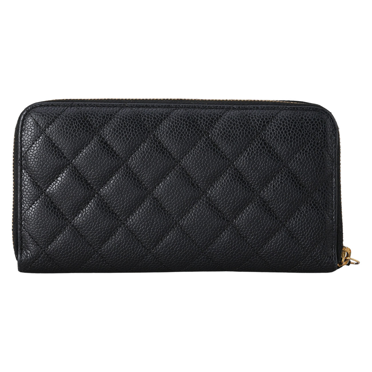 CHANEL(USED)샤넬 캐비어 클래식 지퍼 장지갑