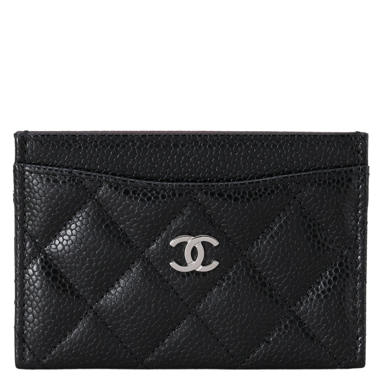 CHANEL(USED)샤넬 캐비어 카드 홀더