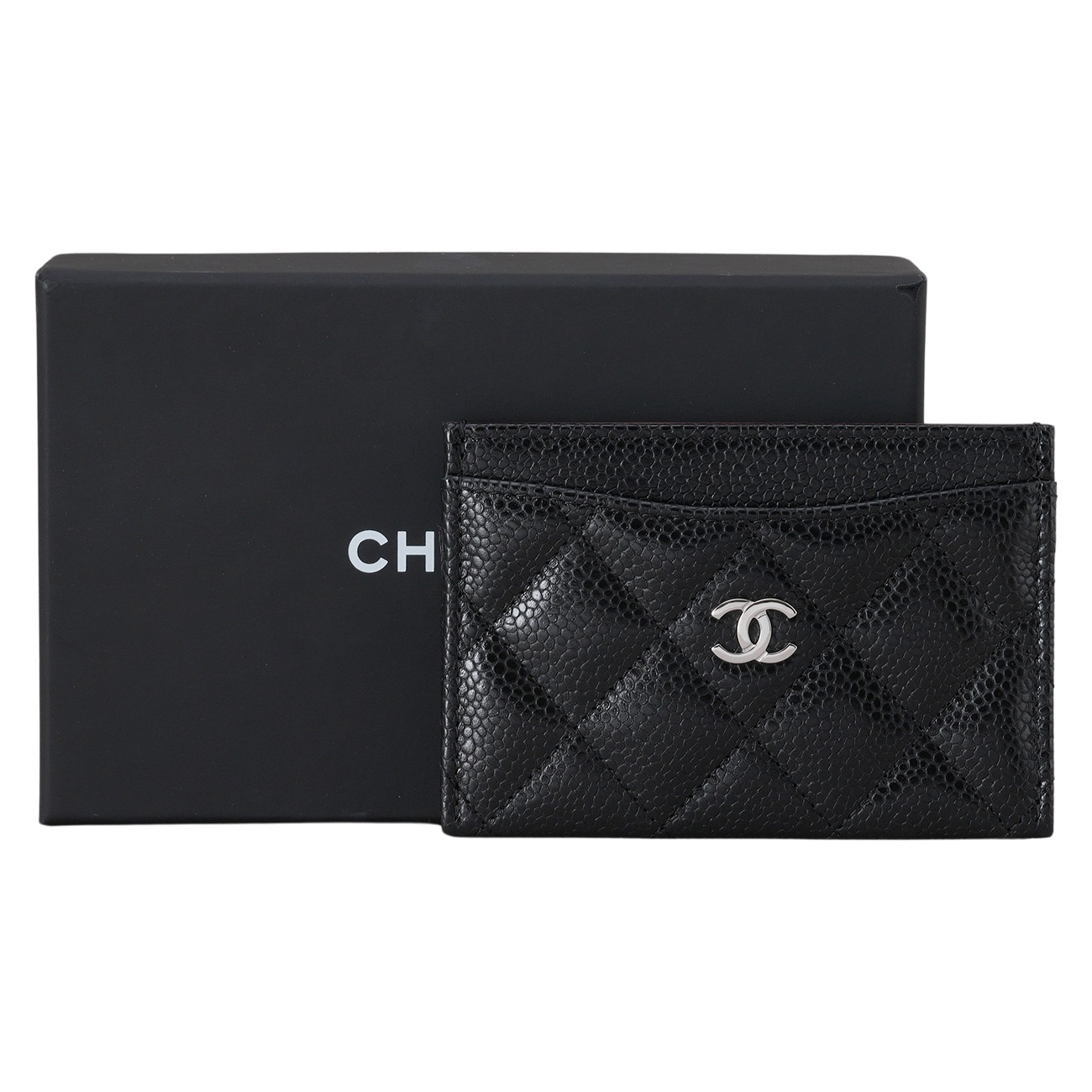 CHANEL(USED)샤넬 캐비어 카드 홀더