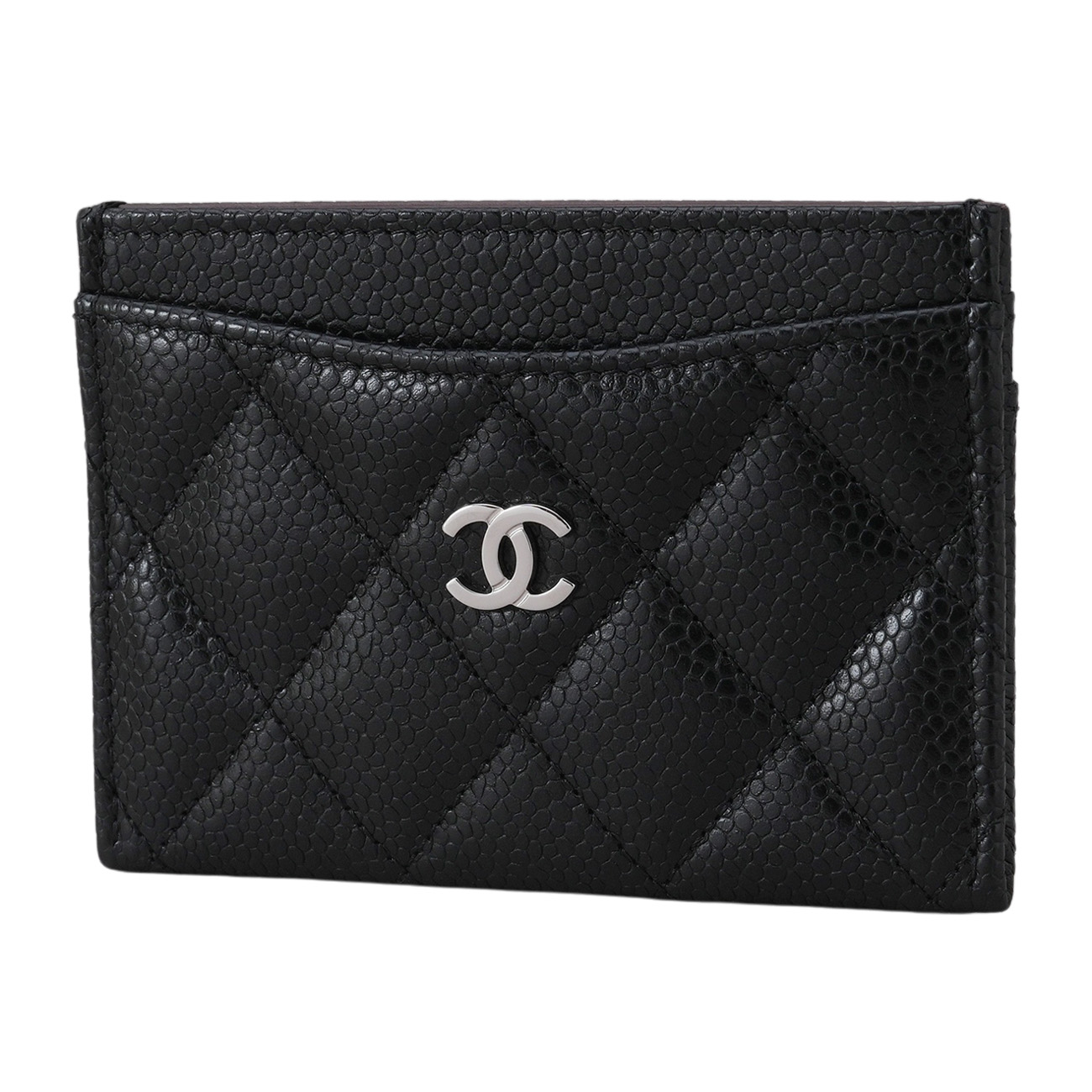 CHANEL(USED)샤넬 캐비어 카드 홀더