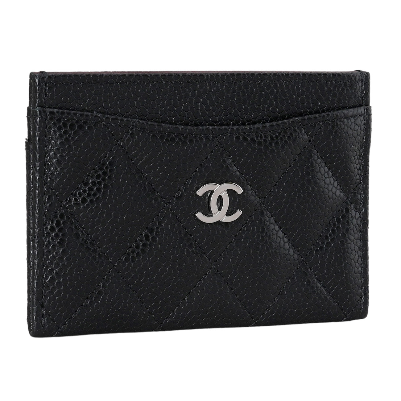 CHANEL(USED)샤넬 캐비어 카드 홀더