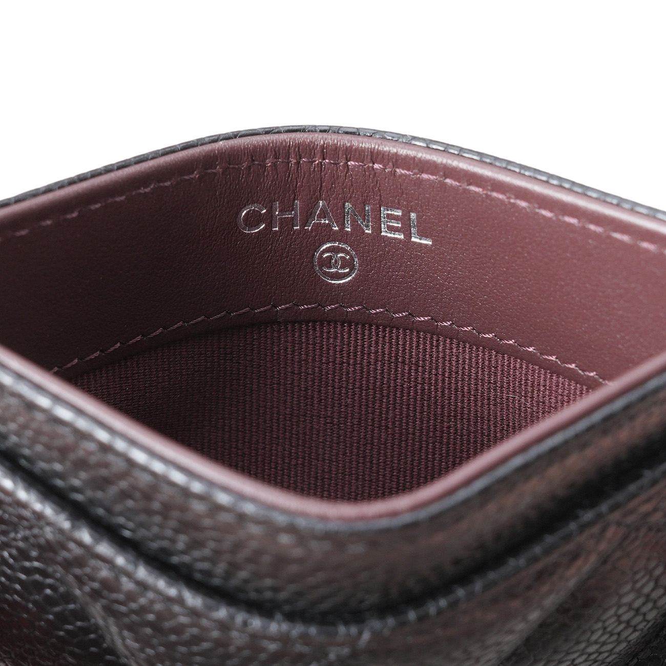 CHANEL(USED)샤넬 캐비어 카드 홀더