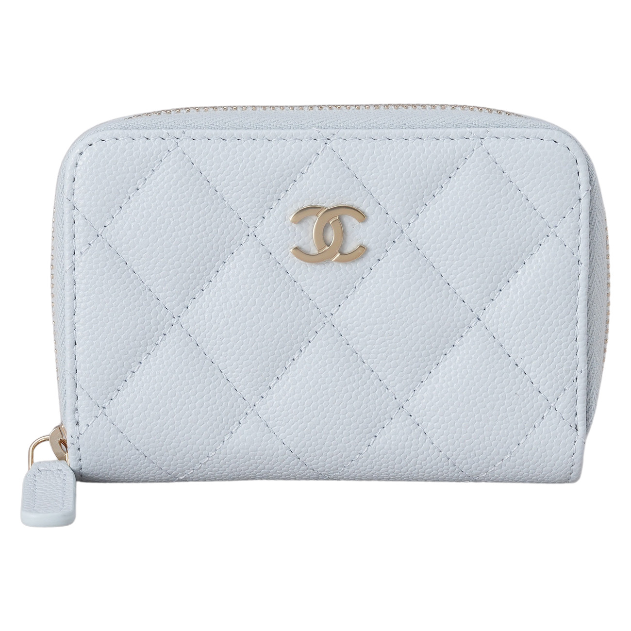 CHANEL(USED)샤넬 AP0216 캐비어 클래식 지퍼 카드지갑