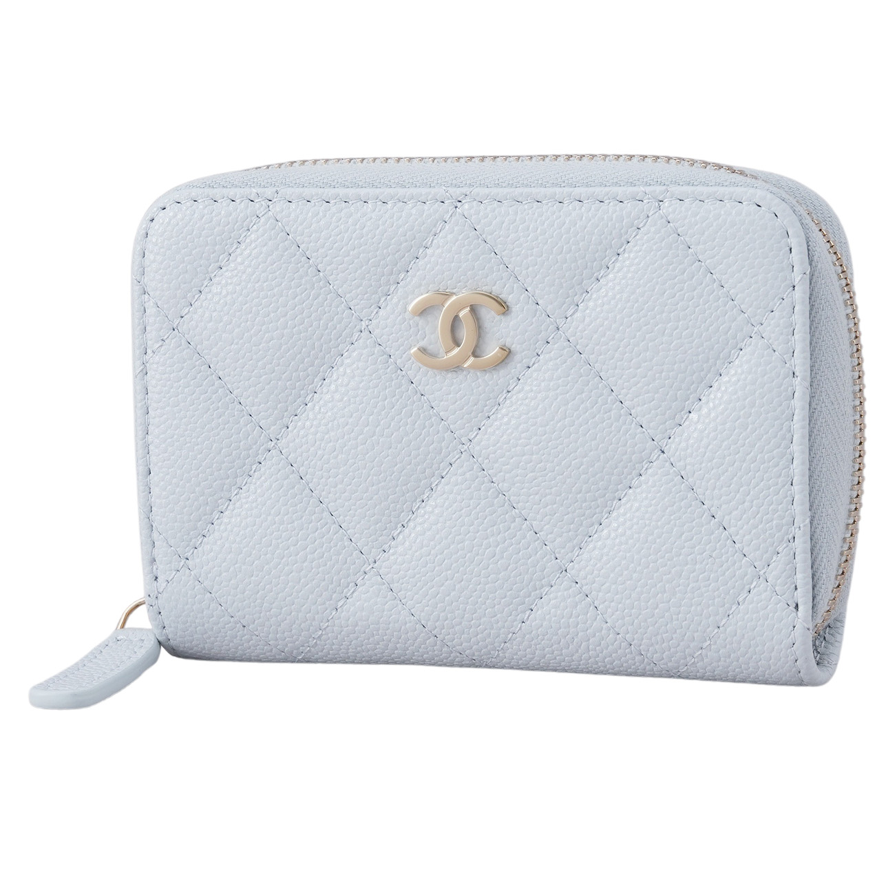 CHANEL(USED)샤넬 AP0216 캐비어 클래식 지퍼 카드지갑