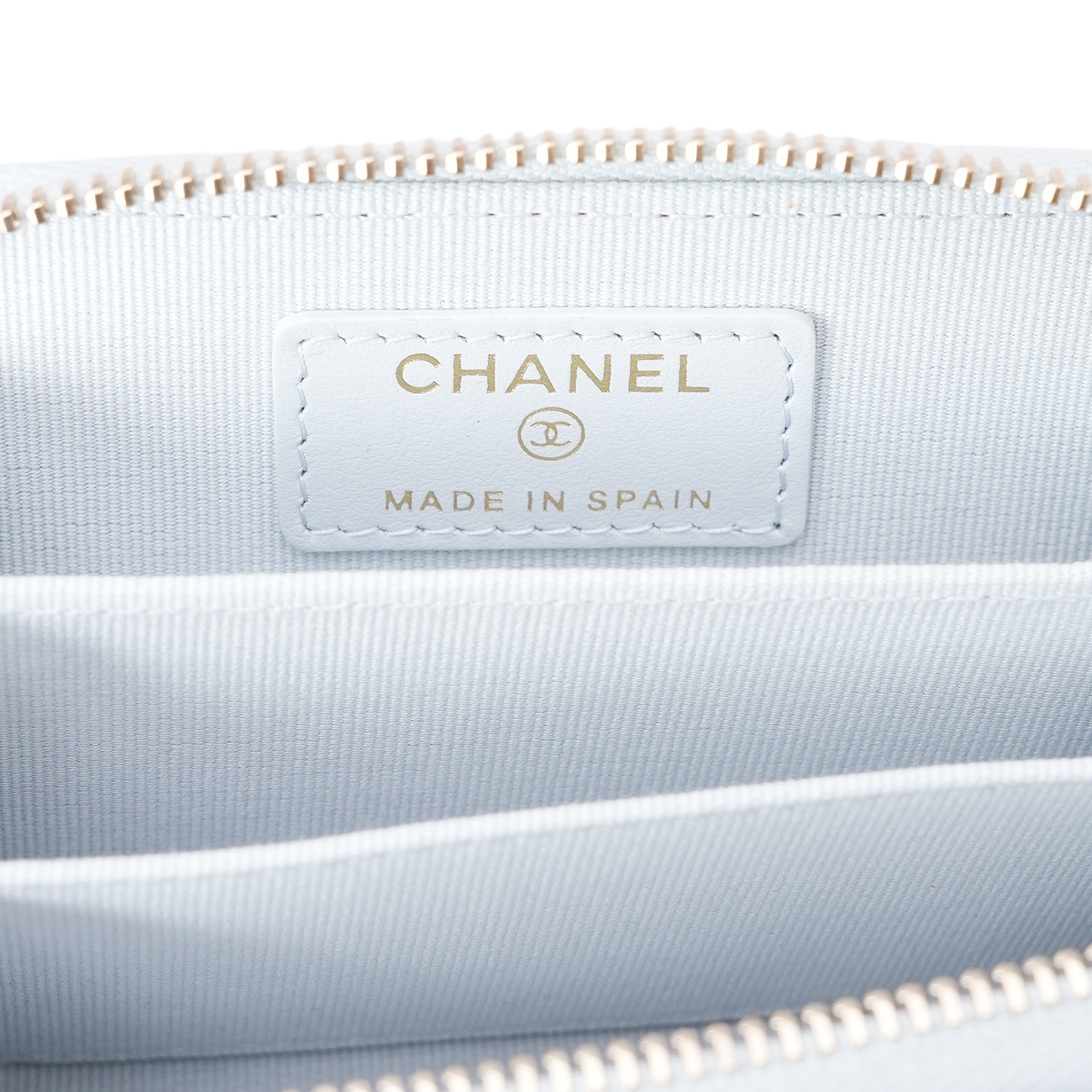 CHANEL(USED)샤넬 AP0216 캐비어 클래식 지퍼 카드지갑