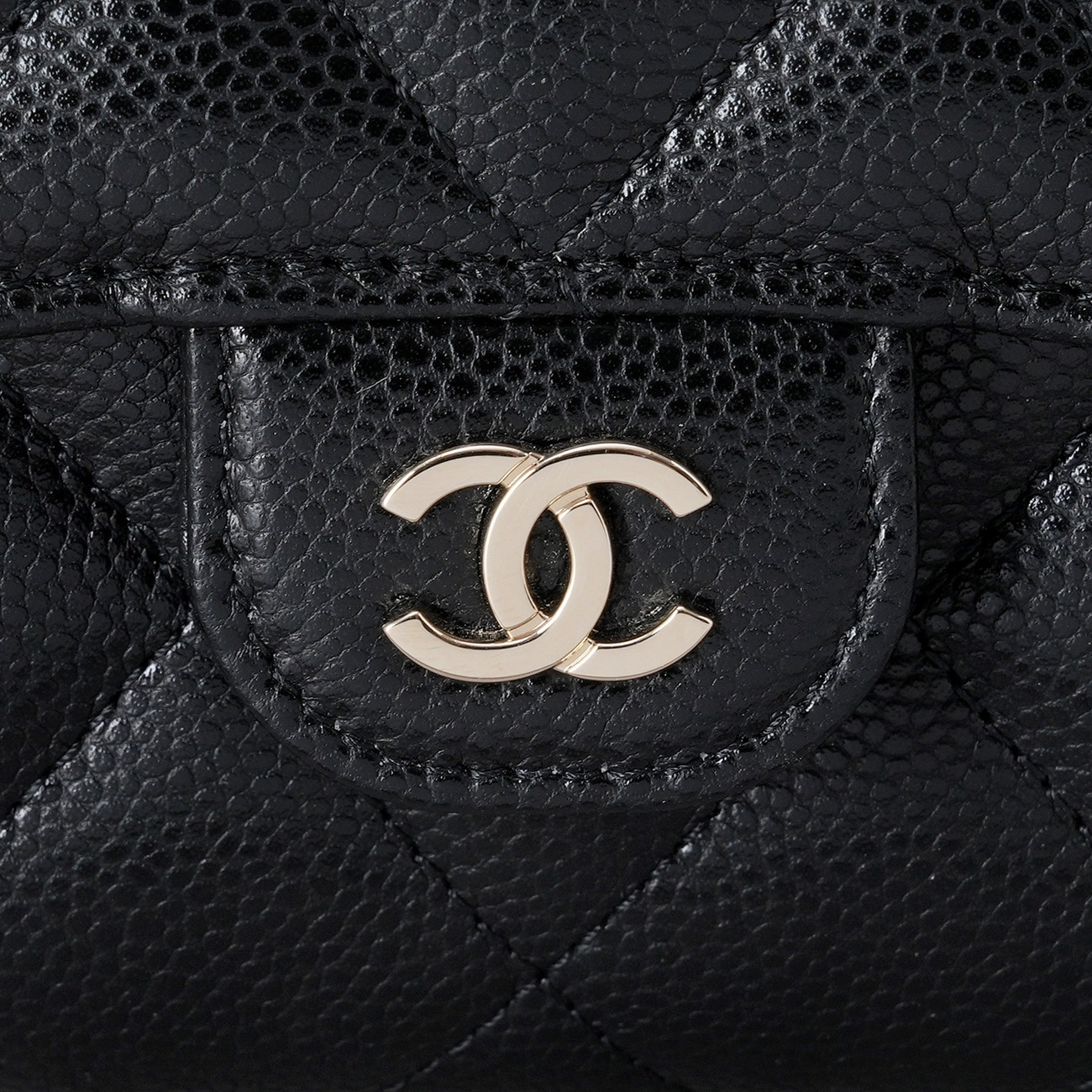 CHANEL(USED)샤넬 캐비어 클래식 미니 월렛 체인