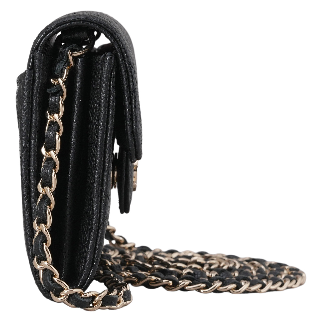 CHANEL(USED)샤넬 캐비어 클래식 미니 월렛 체인