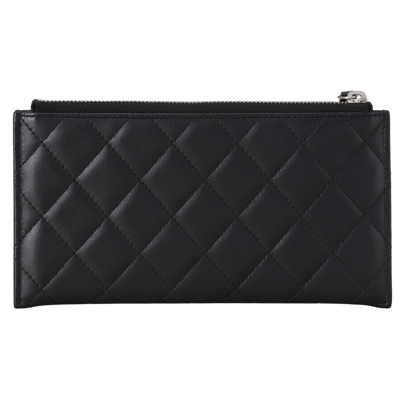 CHANEL(USED)샤넬 CC로고 지퍼 장지갑