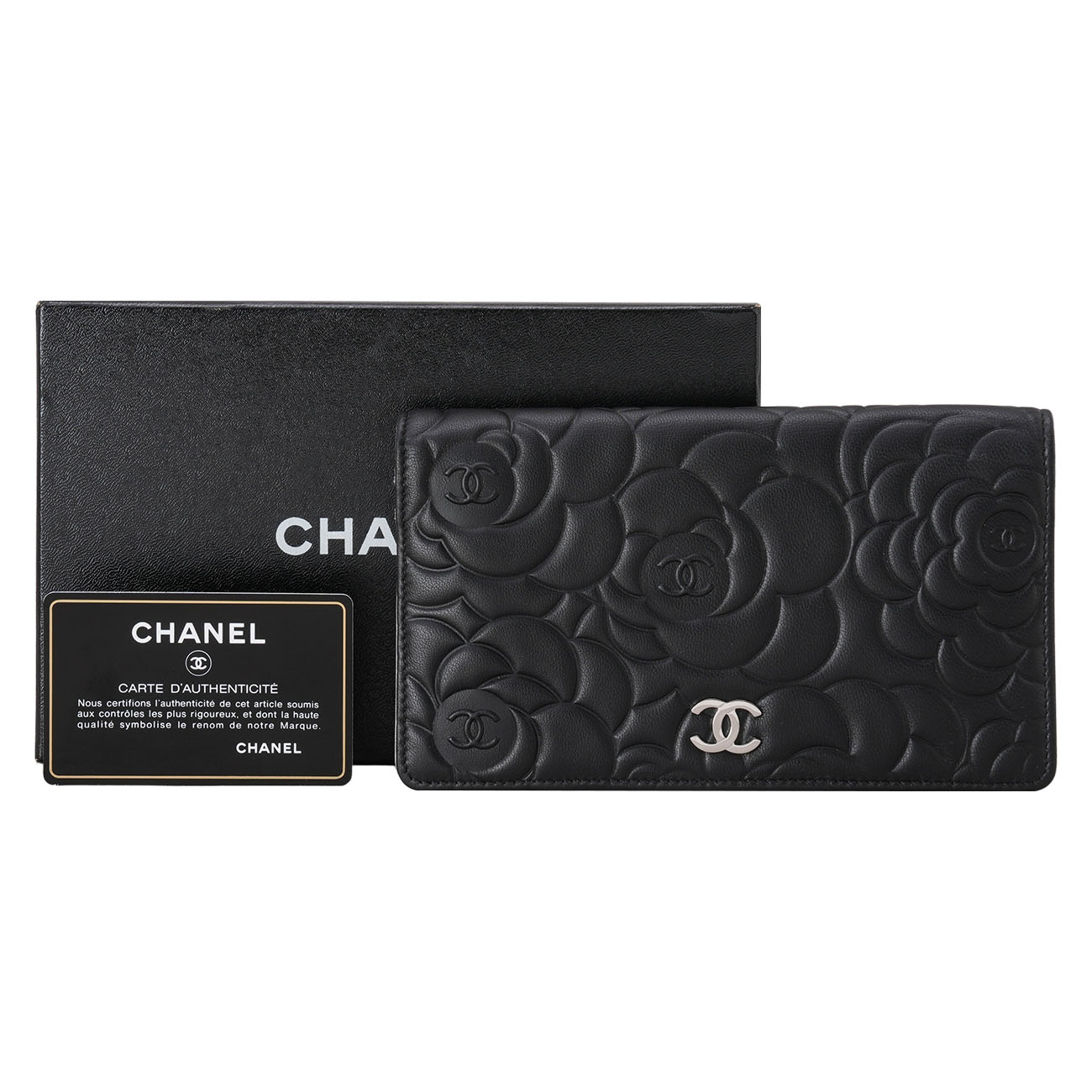 CHANEL(USED)샤넬 까멜리아 장지갑