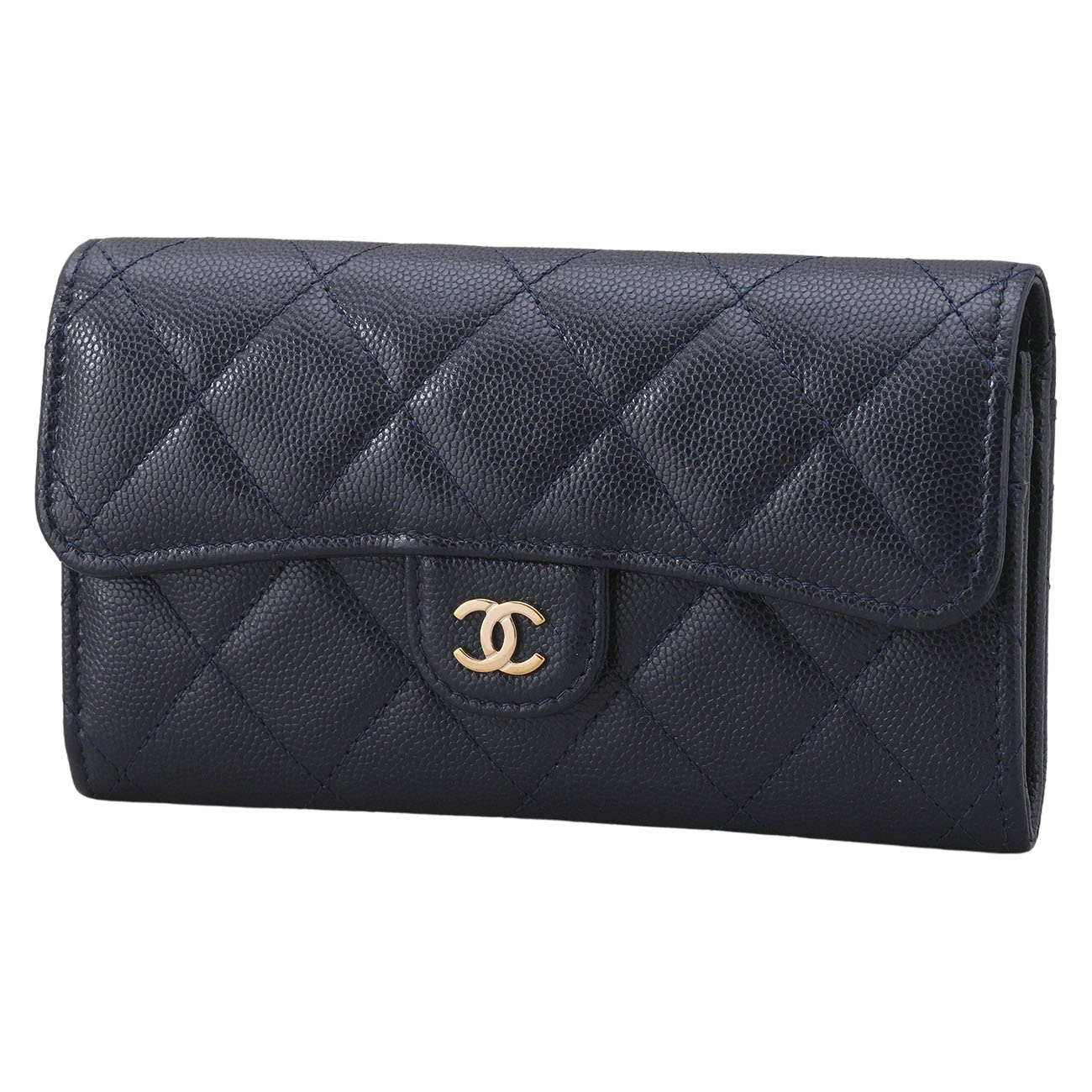 CHANEL(USED)샤넬 AP1000 캐비어 클래식 중지갑