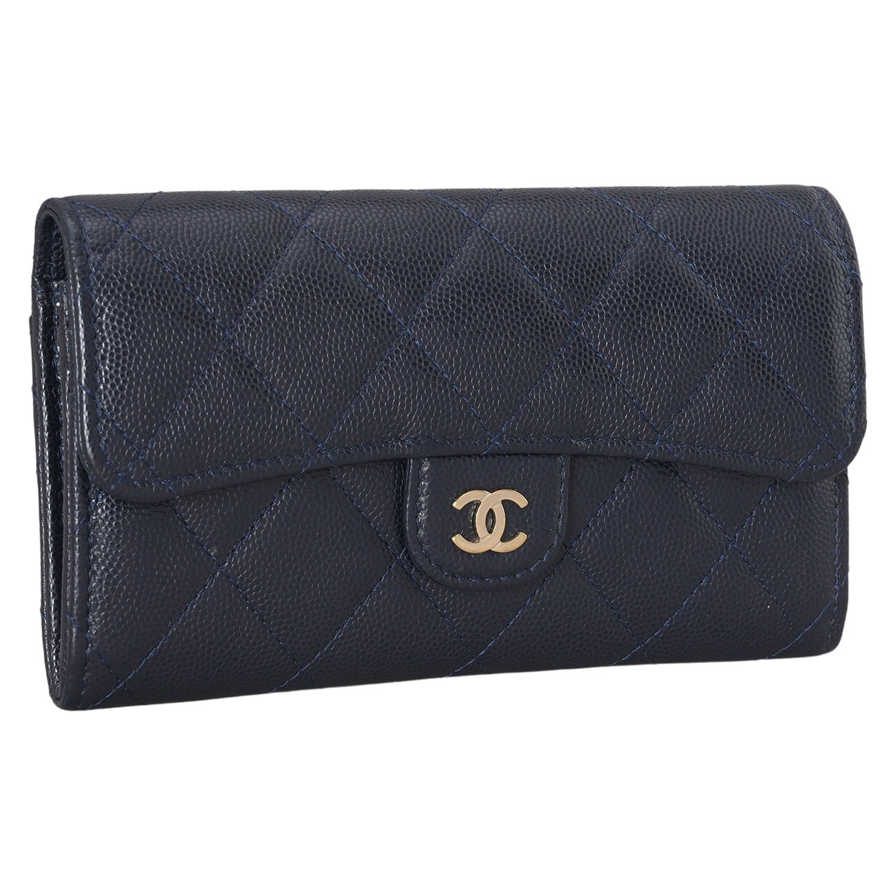 CHANEL(USED)샤넬 AP1000 캐비어 클래식 중지갑
