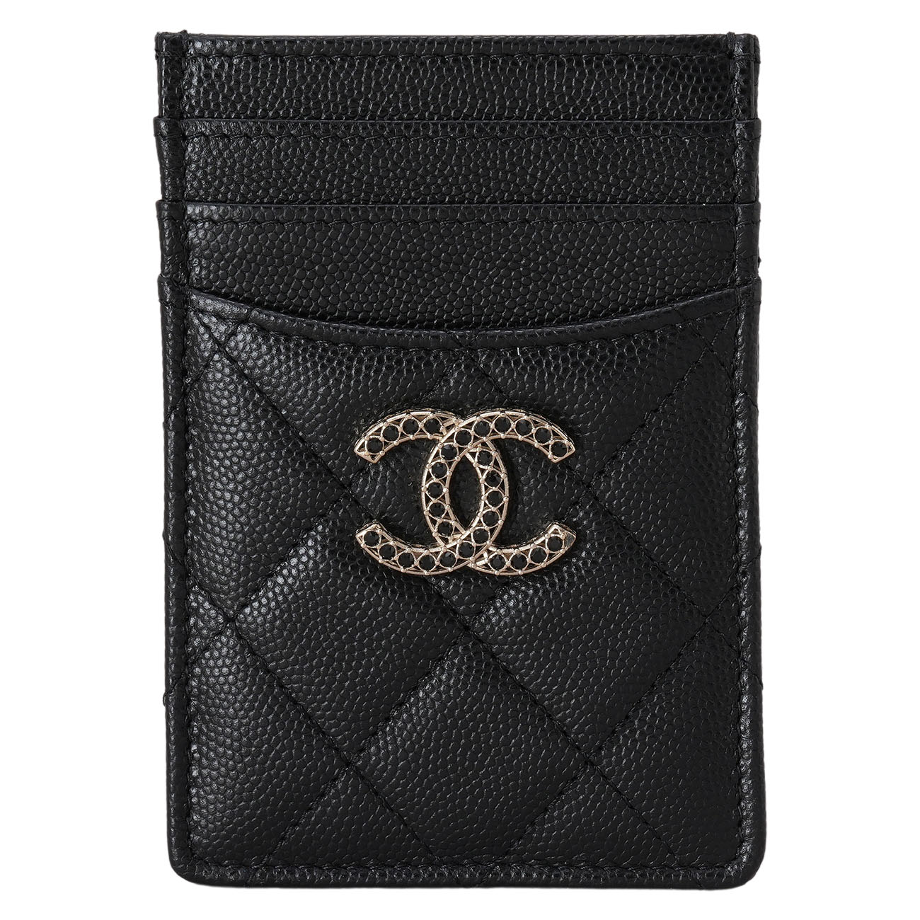 CHANEL(USED)샤넬 캐비어 시즌 카드홀더
