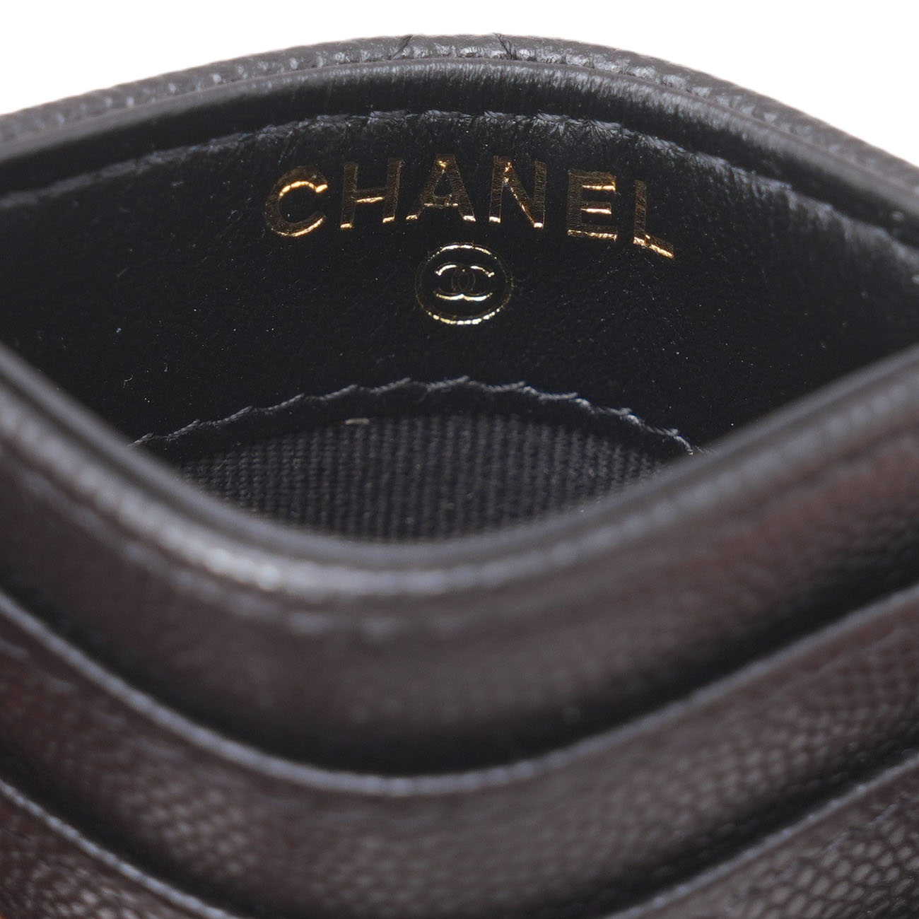 CHANEL(USED)샤넬 캐비어 시즌 카드홀더