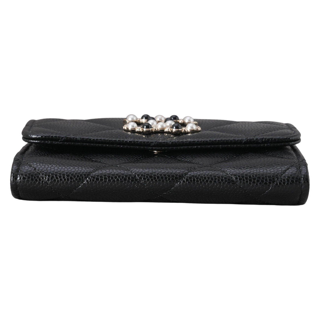 CHANEL(USED)샤넬 시즌 캐비어 체인 지갑