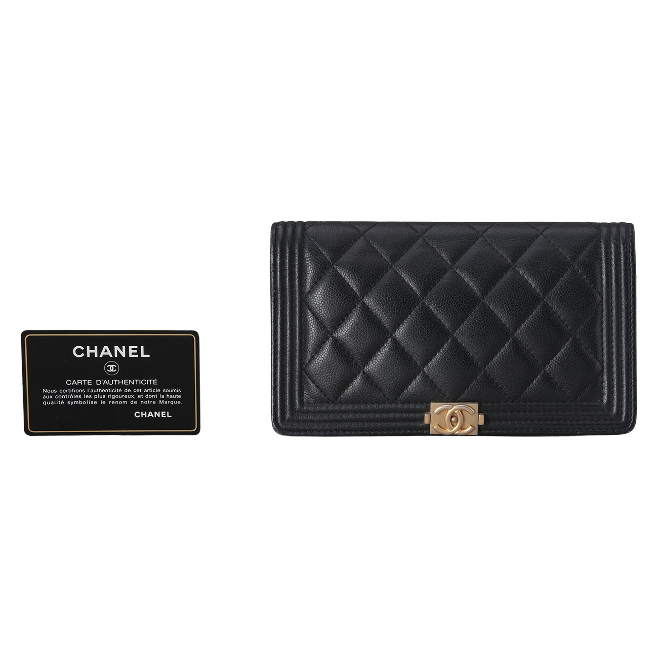 CHANEL(USED)샤넬 보이샤넬 장지갑