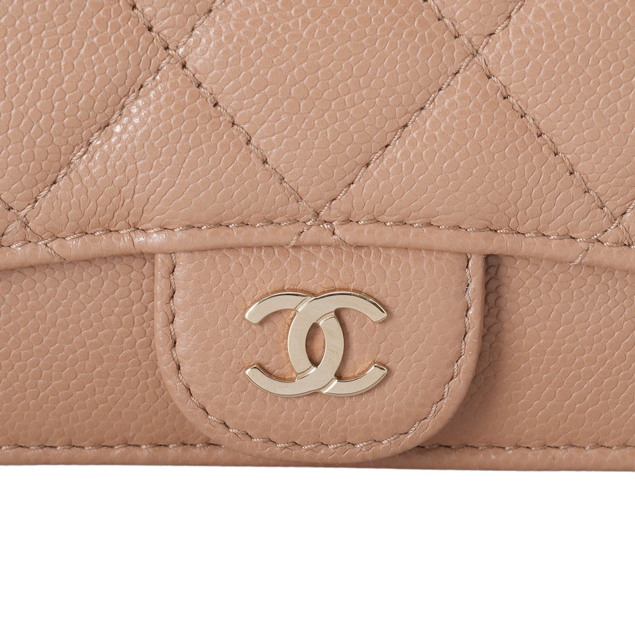 CHANEL(USED)샤넬 퀼팅 지퍼 카드지갑