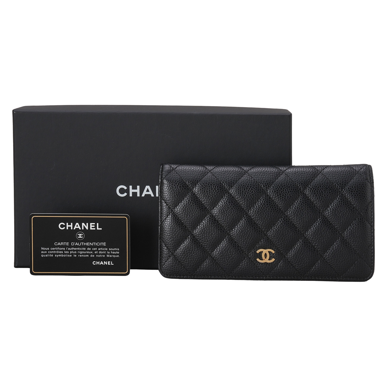 CHANEL(USED)샤넬 캐비어 클래식 장지갑