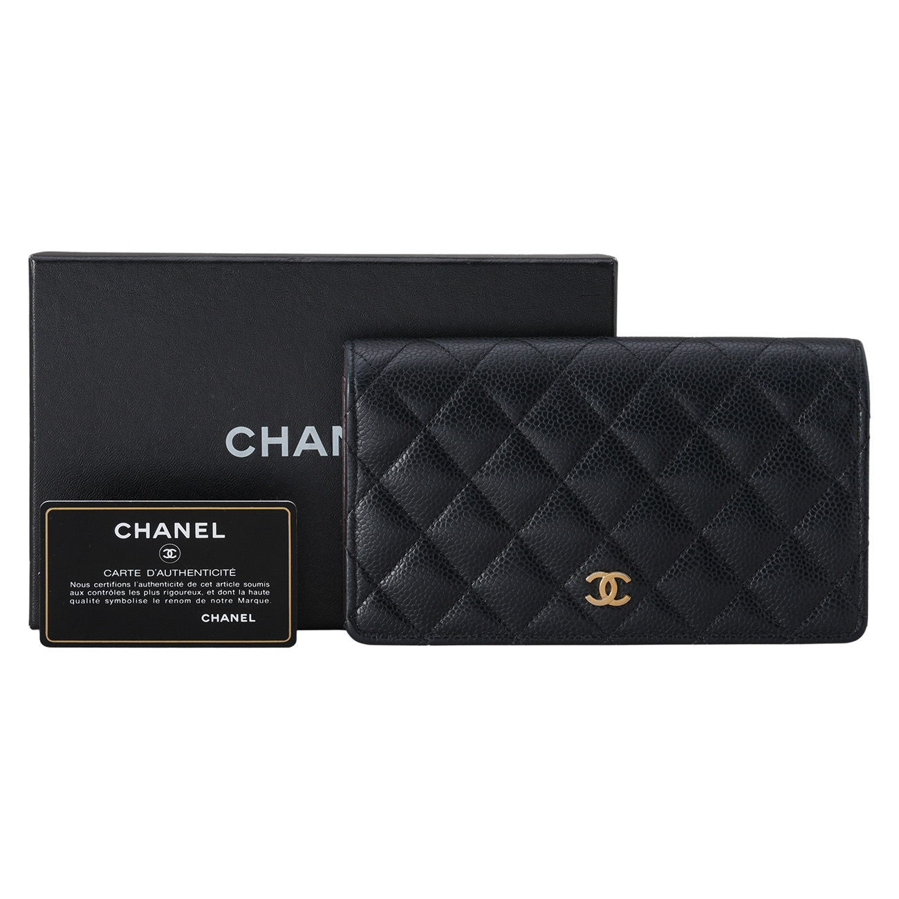 CHANEL(USED)샤넬 AP0233 캐비어 클래식 장지갑
