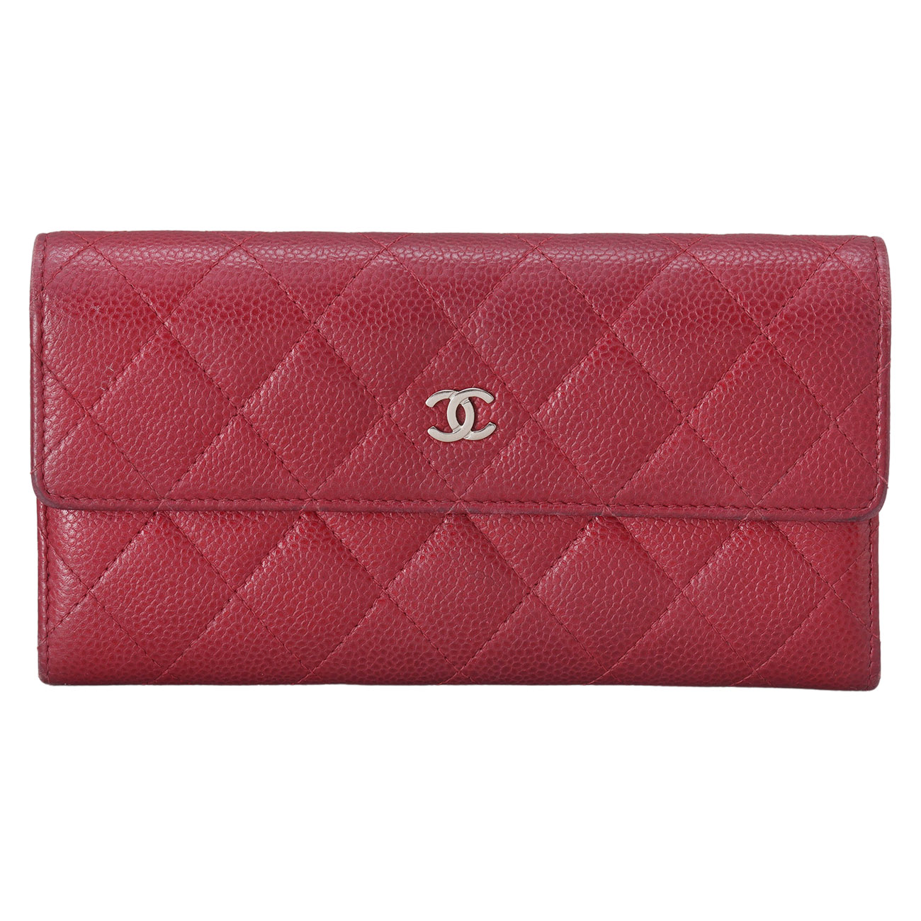 CHANEL(USED)샤넬 캐비어 클래식 플랩 장지갑
