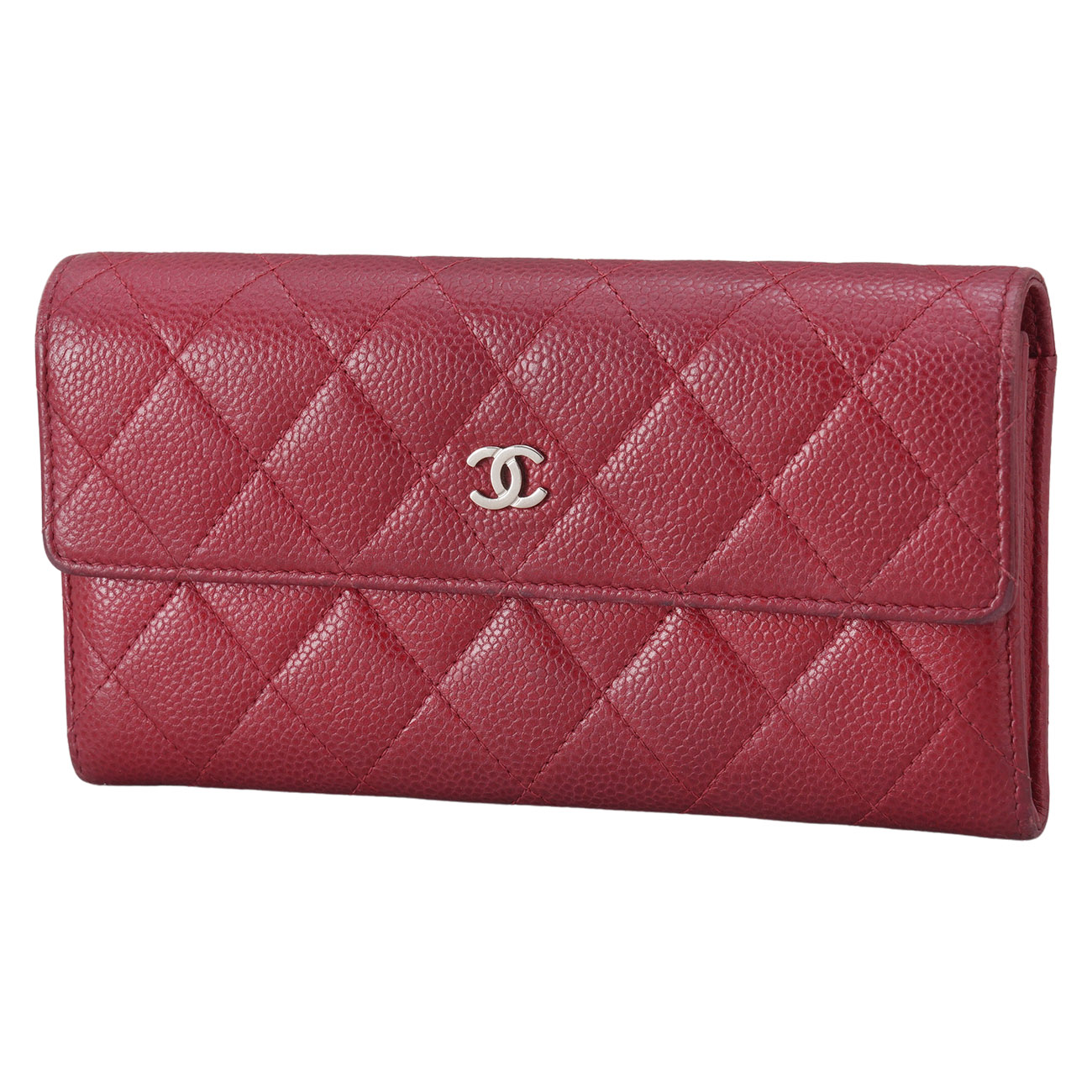 CHANEL(USED)샤넬 캐비어 클래식 플랩 장지갑