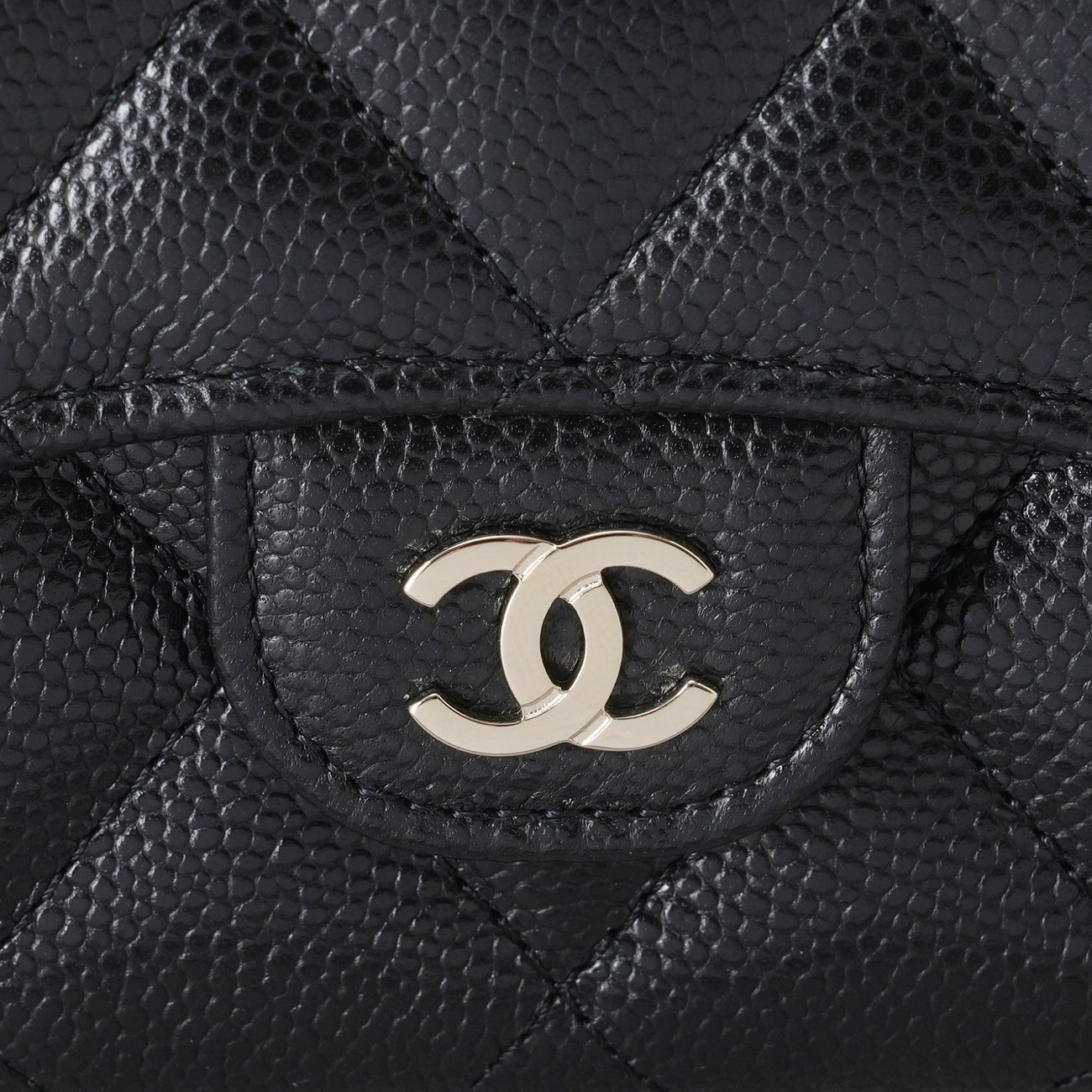 CHANEL(NEW)샤넬 AP0220 캐비어 클래식 투포켓 플랩 카드지갑 (새상품) NEW PRODUCT