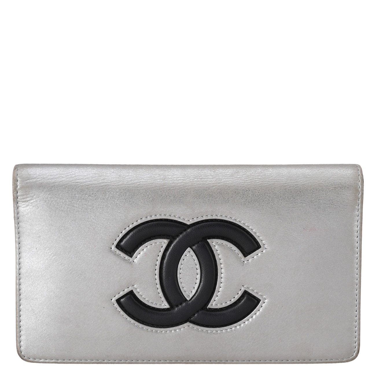 CHANEL(USED)샤넬 시즌 CC 로고 장지갑