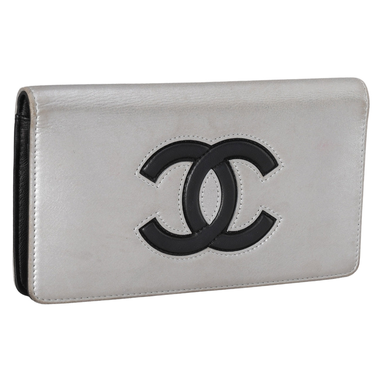 CHANEL(USED)샤넬 시즌 CC 로고 장지갑