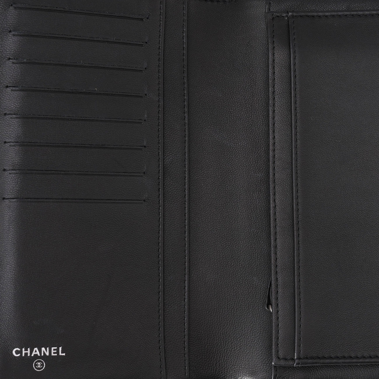CHANEL(USED)샤넬 시즌 CC 로고 장지갑