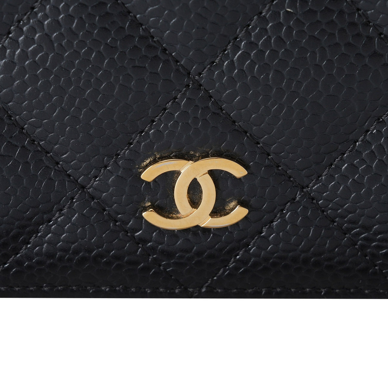CHANEL(USED)샤넬 캐비어 플랩 장지갑