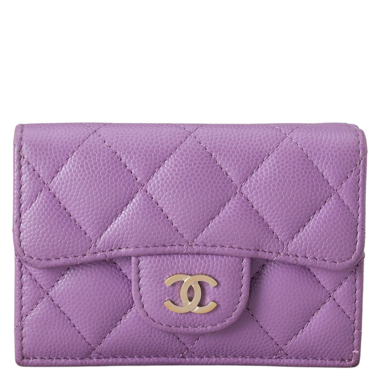 CHANEL(USED)샤넬 캐비어 2단 반지갑