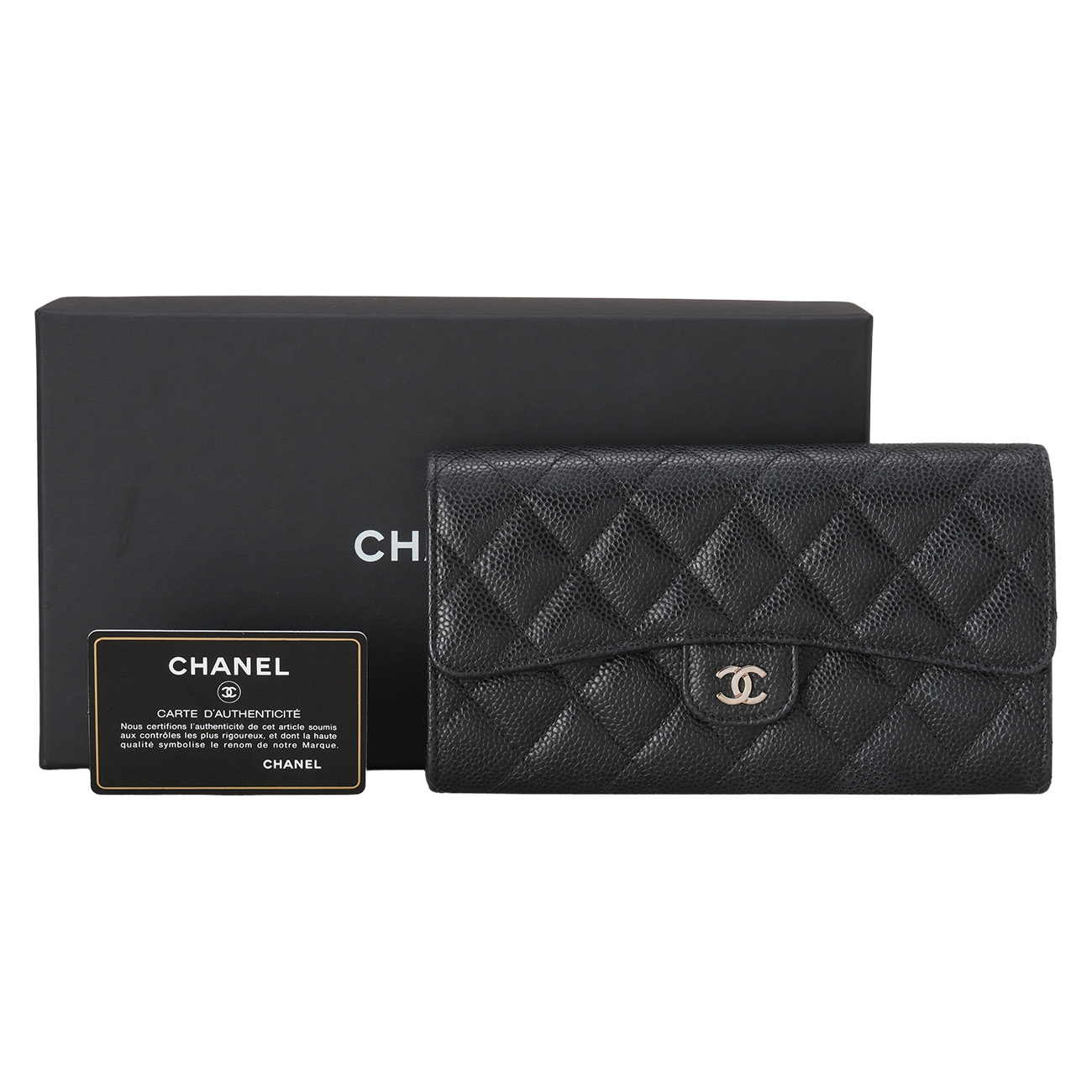 CHANEL(USED)샤넬 캐비어 클래식 장지갑