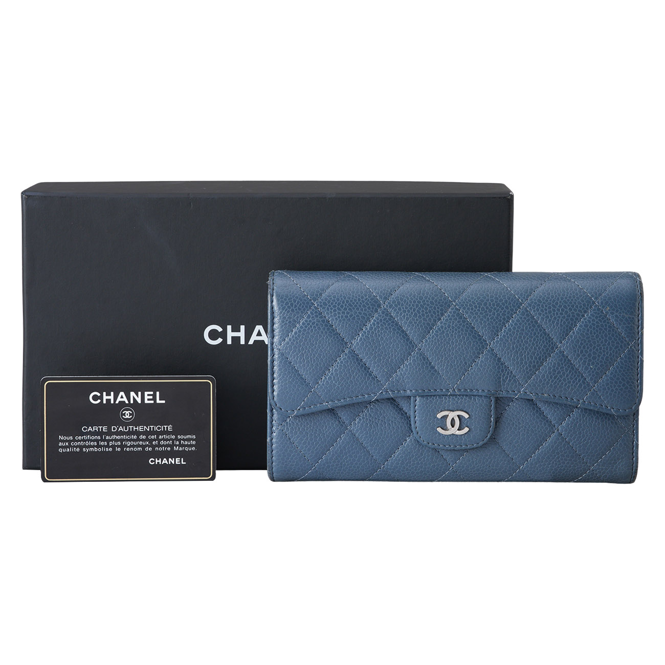 CHANEL(USED)샤넬 캐비어 클래식 장지갑